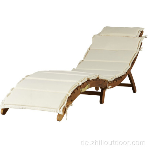 Lounge-Bett Deck Chaise Lounger für Garten